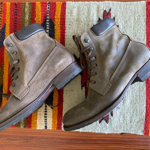 n.d.c. Made by hand Brown Leather Mens Lace up boot NWT - Picture 8 of 15